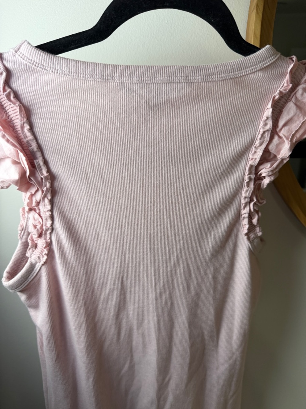 The Nines by HATCH Blush Pink Ruffle-Shoulder Maxi Dress - Picture 8 of 8